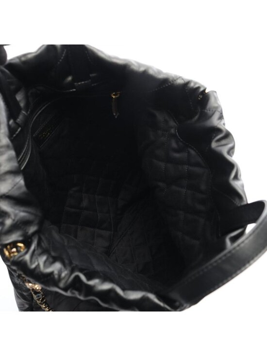 Chanel Backpack 22 Large Black Leather main image 6